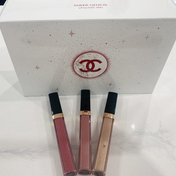 CHANEL Bags Chanel Holiday Bag With Lip Gloss Trio Poshmark